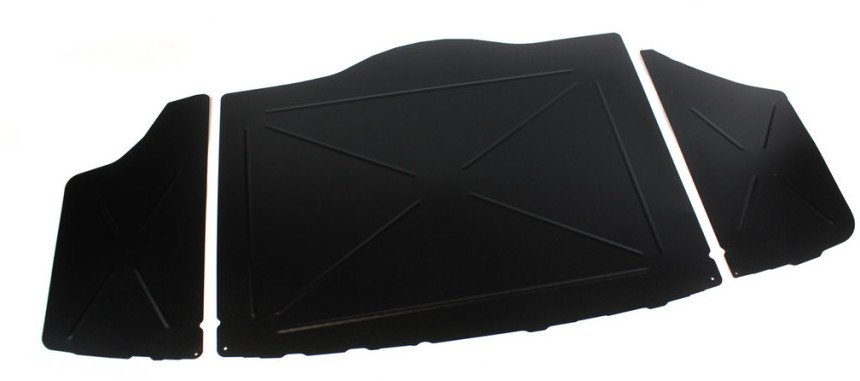 Kapak grope gome rezervë BMW E36 sedan coupe, alumin 1mm, i zi