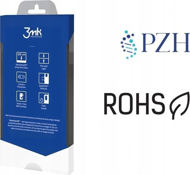 Mbulesë telefoni 3MK Matt Case për iPhone 14 Pro, TPU, mat, e zezë