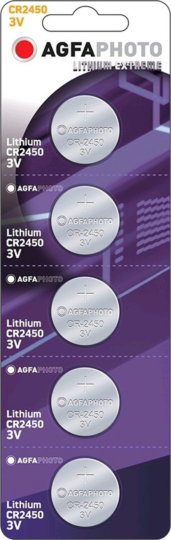 Bateri Agfa CR2450, 5 copë