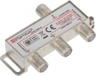 Ndarës për antenë Opticum RI-3 / 1F-SAT-OPTI, i argjendtë