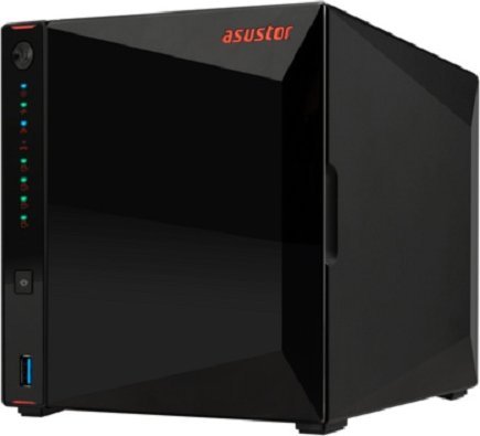 NAS server ASUSTOR Nimbustor 4 Gen2 AS5404T, 4 slote disqesh, quad core 2.0GHz