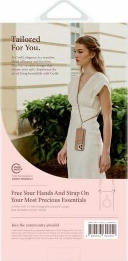 Mbështjellës telefoni UNIQ Coehl Lumino, për iPhone 16 6.1", magnetik, argjendtë