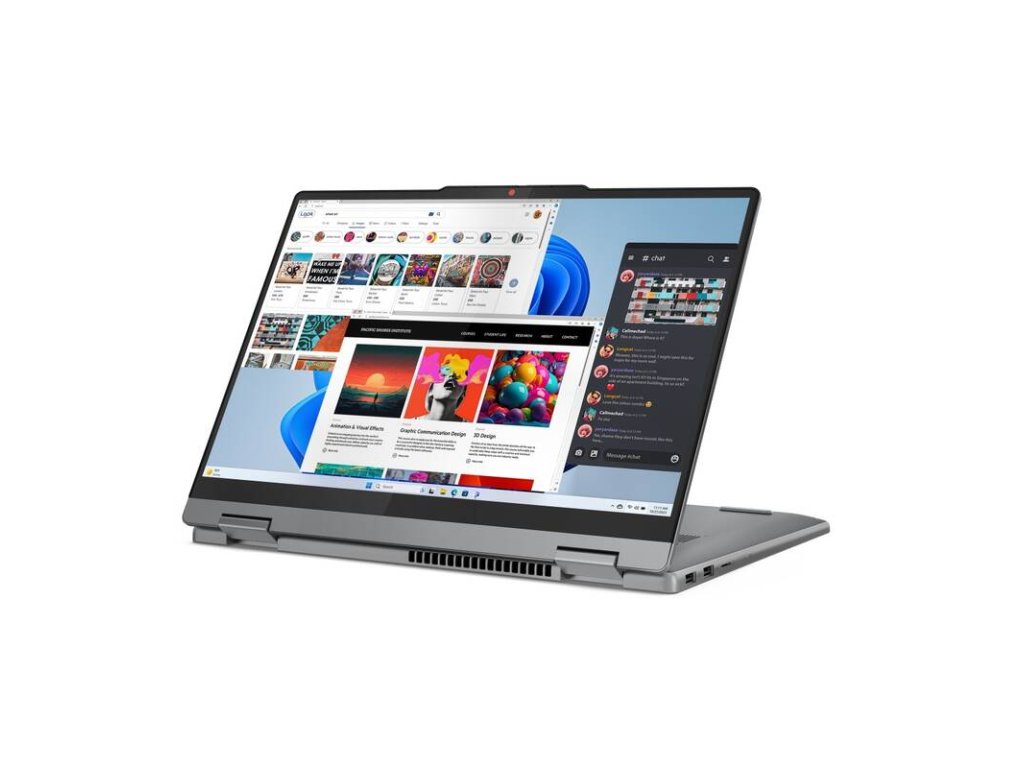 Laptop 2 në 1 Lenovo IdeaPad 5 14Q8X9, 14" OLED, Snapdragon X Plus 16GB 1TB SSD, gri