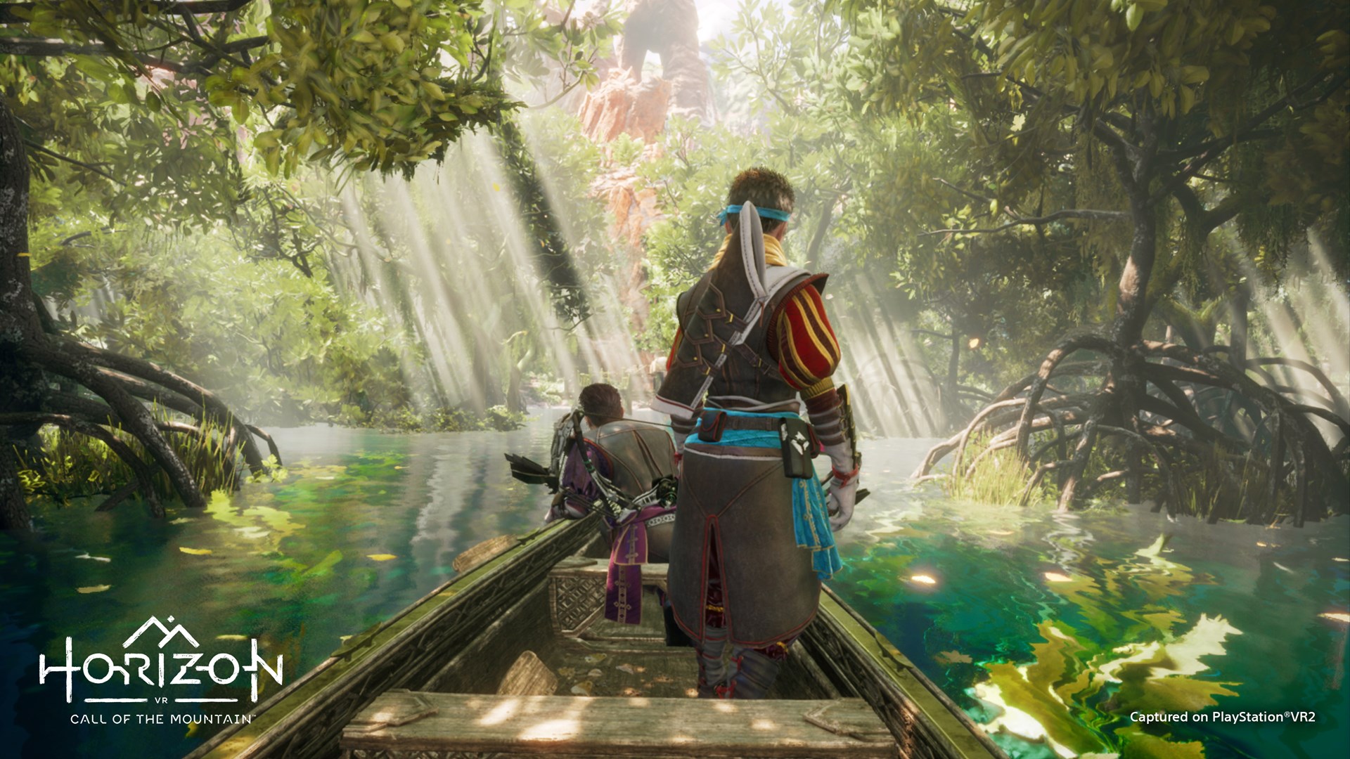 Set PlayStation VR2 dhe Horizon Call of the Mountain, i bardhë