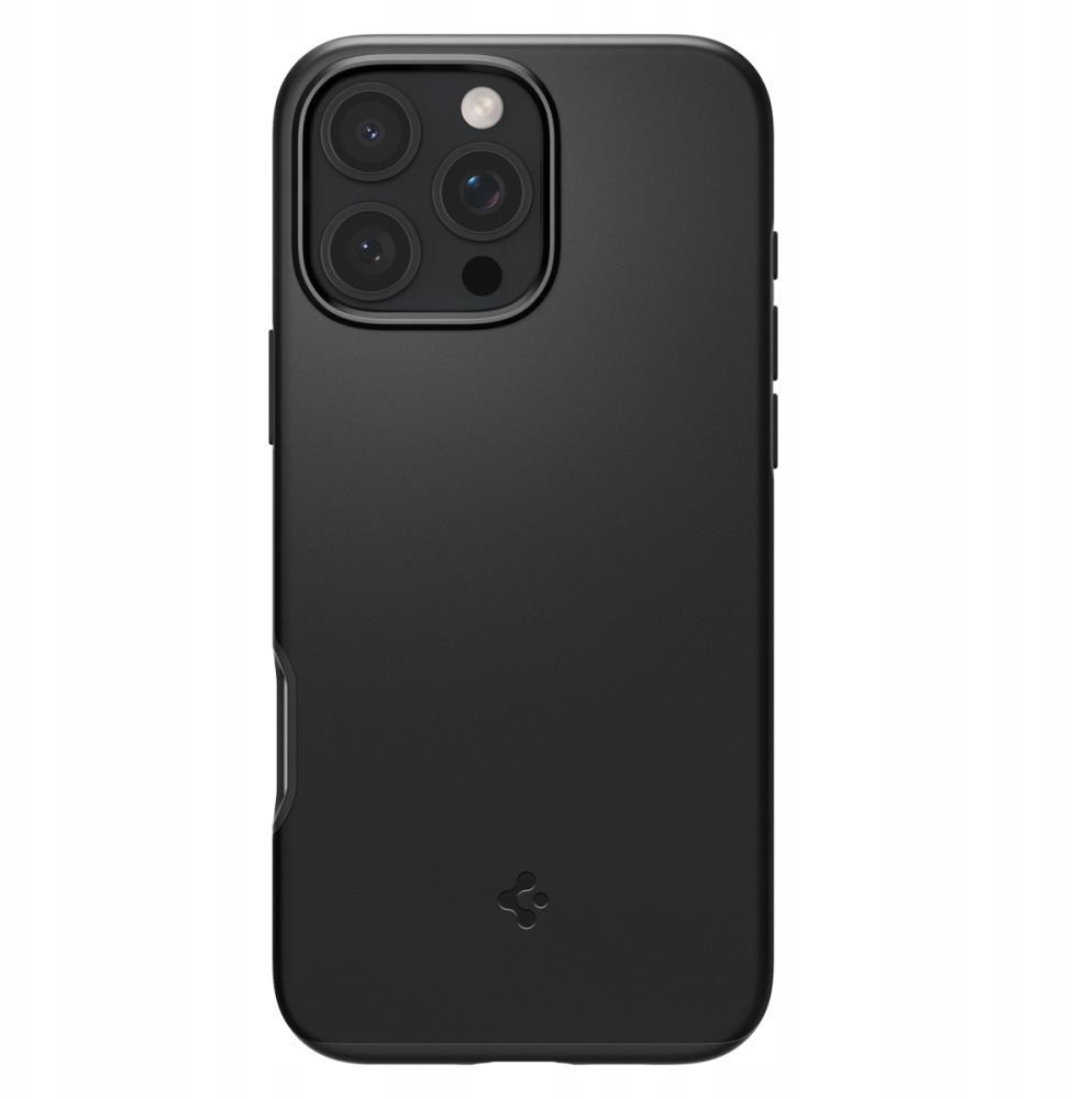 Капак за телефон Spigen Thin Fit MagSafe за iPhone 17 Pro, тенок, црн