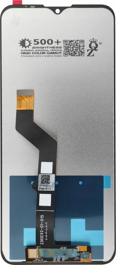 Екран за телефон FixCell за Motorola G9 Play E7 Plus, OEM, без рамка, црн