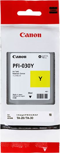 Fishek boje Canon PFI-030Y 3492C001, 55 ml, i verdhë