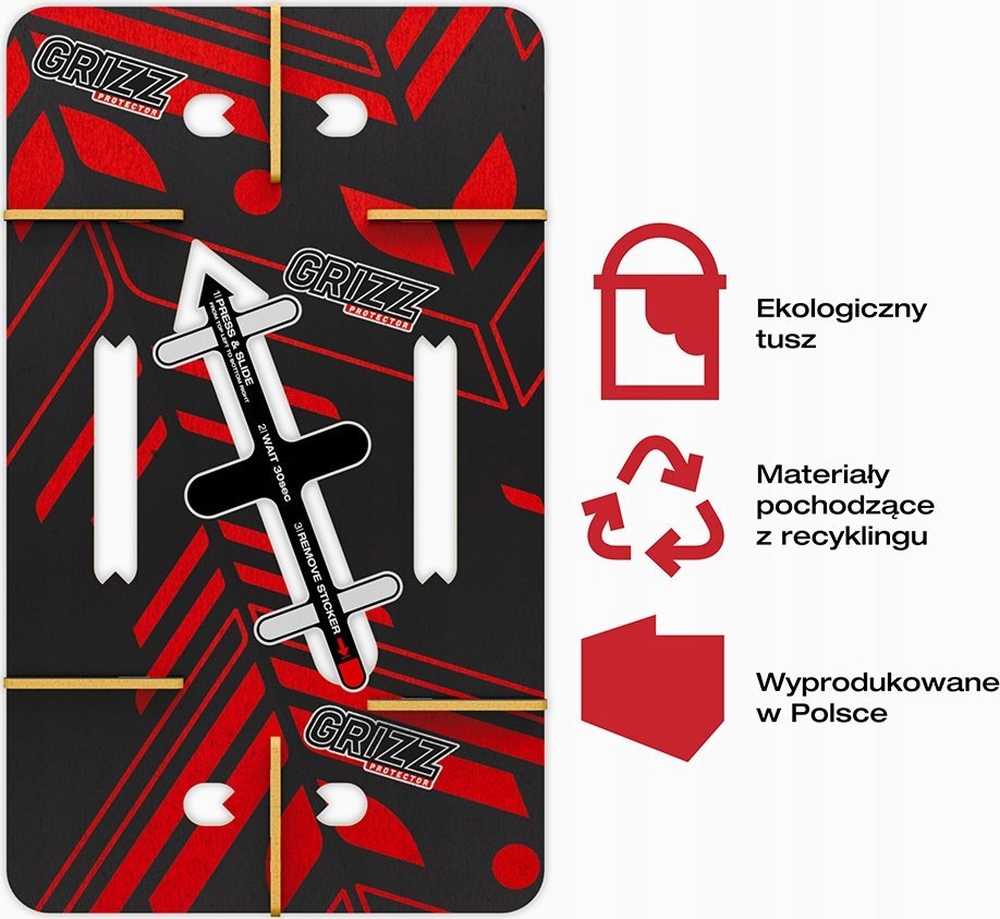 Mbrojtës ekrani GrizzGlass HybridGlass Easy Xiaomi POCO X6 Pro, xham hibrid, transparencë e lartë, transparent