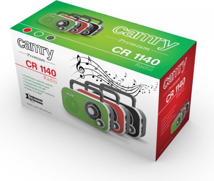 Radio Camry CR1140R, e kuqe