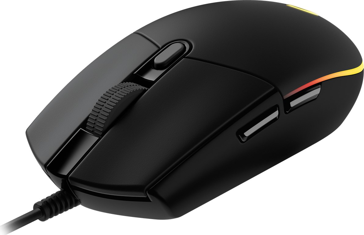 Maus lojërash Logitech G102 LIGHTSYNC, USB Type-A, 8000 DPI, i zi 