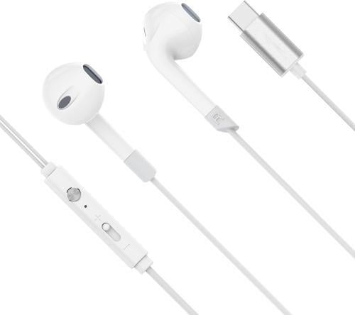 Kufje in ear Kruger&Matz C2, USB C, me mikrofon, të bardha