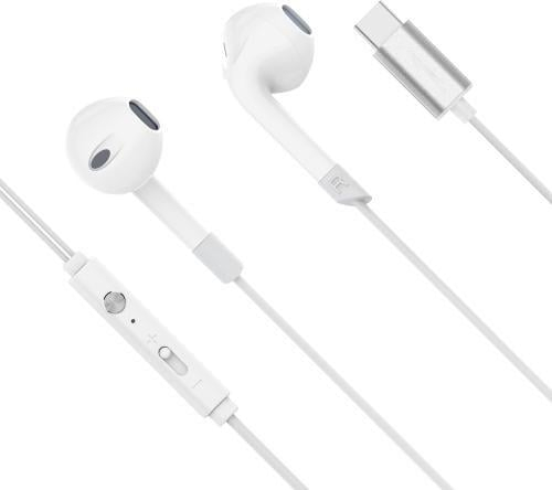 Kufje in ear Kruger&Matz C2, USB C, me mikrofon, të bardha