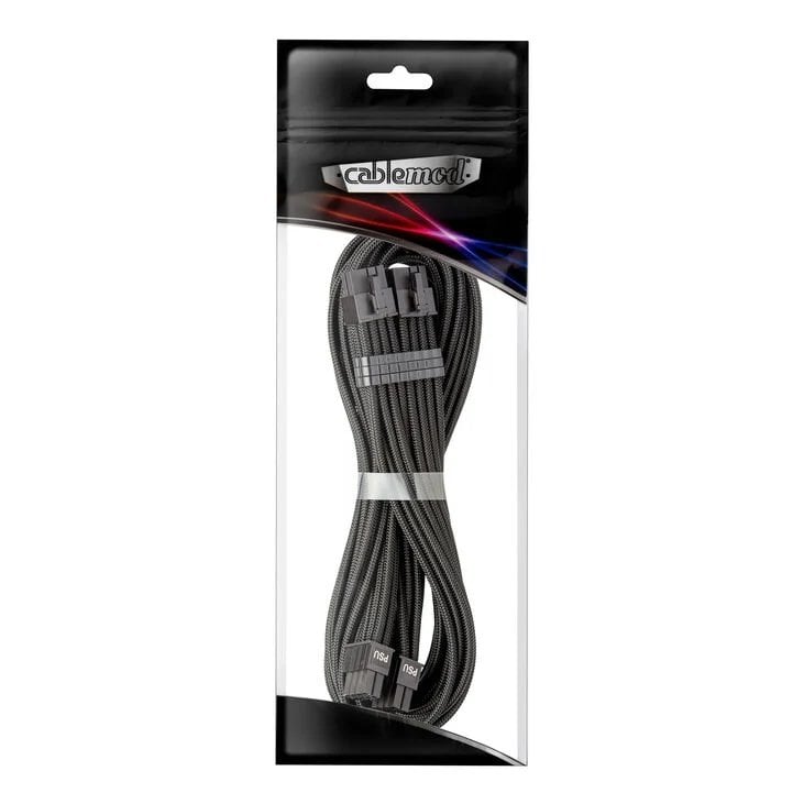 Кабел за енергија CableMod C-Series Pro ModMesh, 8+8-пин PCIe, 60cm, црн