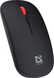 Mouse Defender Virtual MB-635, pa tela RF dhe Bluetooth, 1600 DPI, i zi