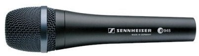 Mикрофон вокален Sennheiser e945, динамички суперкардиоиден, за сцена, црн