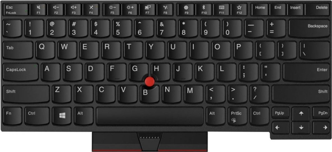 Tastierë laptopi Lenovo 01HX390, pjesë origjinale, e zezë