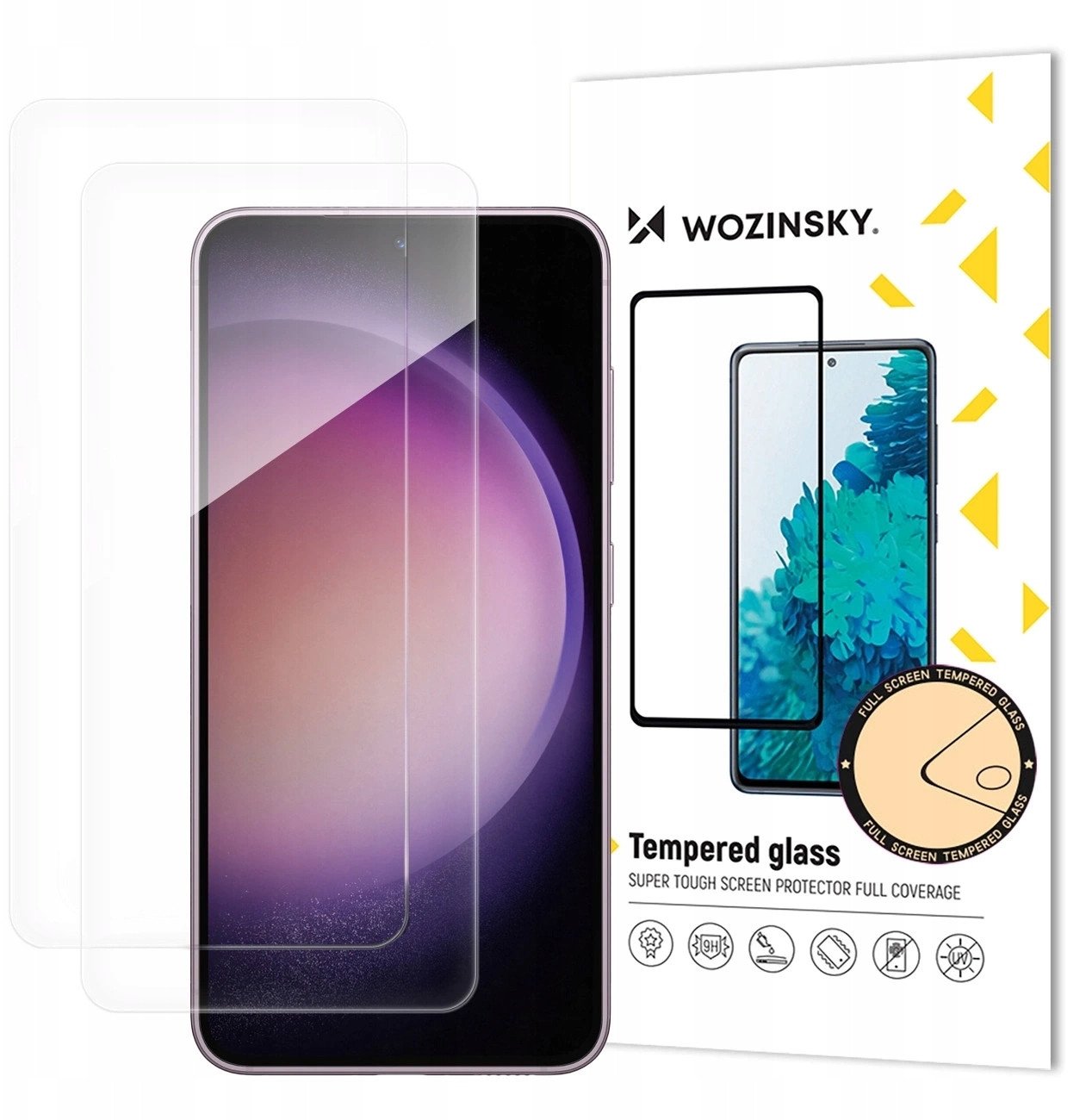Xham mbrojtës Wozinsky për Xiaomi Redmi Note 14 5G 4G, 9H, set 2 copë, transparent