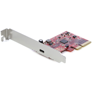Kartë PCIe USB 3.2 Gen 2x2 StarTech.com, 1 port USB-C, 20 Gbps, e zezë
