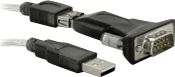 Delock USB 2.0 Type-A до Serial DB9 RS-232 Адаптер