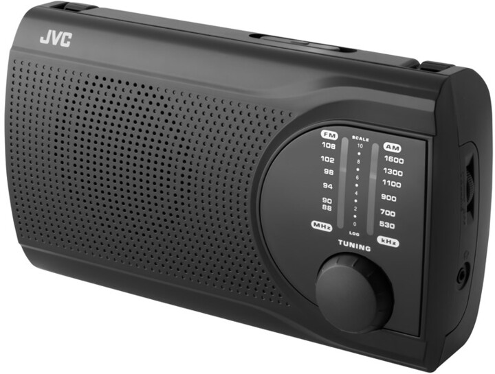 Radio portative JVC RA-E321B, e zezë