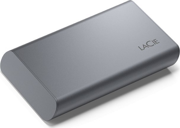 Надворешен SSD LaCie Mobile SSD Secure, 1TB, USB C 3.2, сива