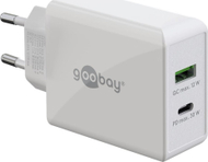 Karikues USB Goobay, 30W, 1x USB 1x USB C PD, i bardhë