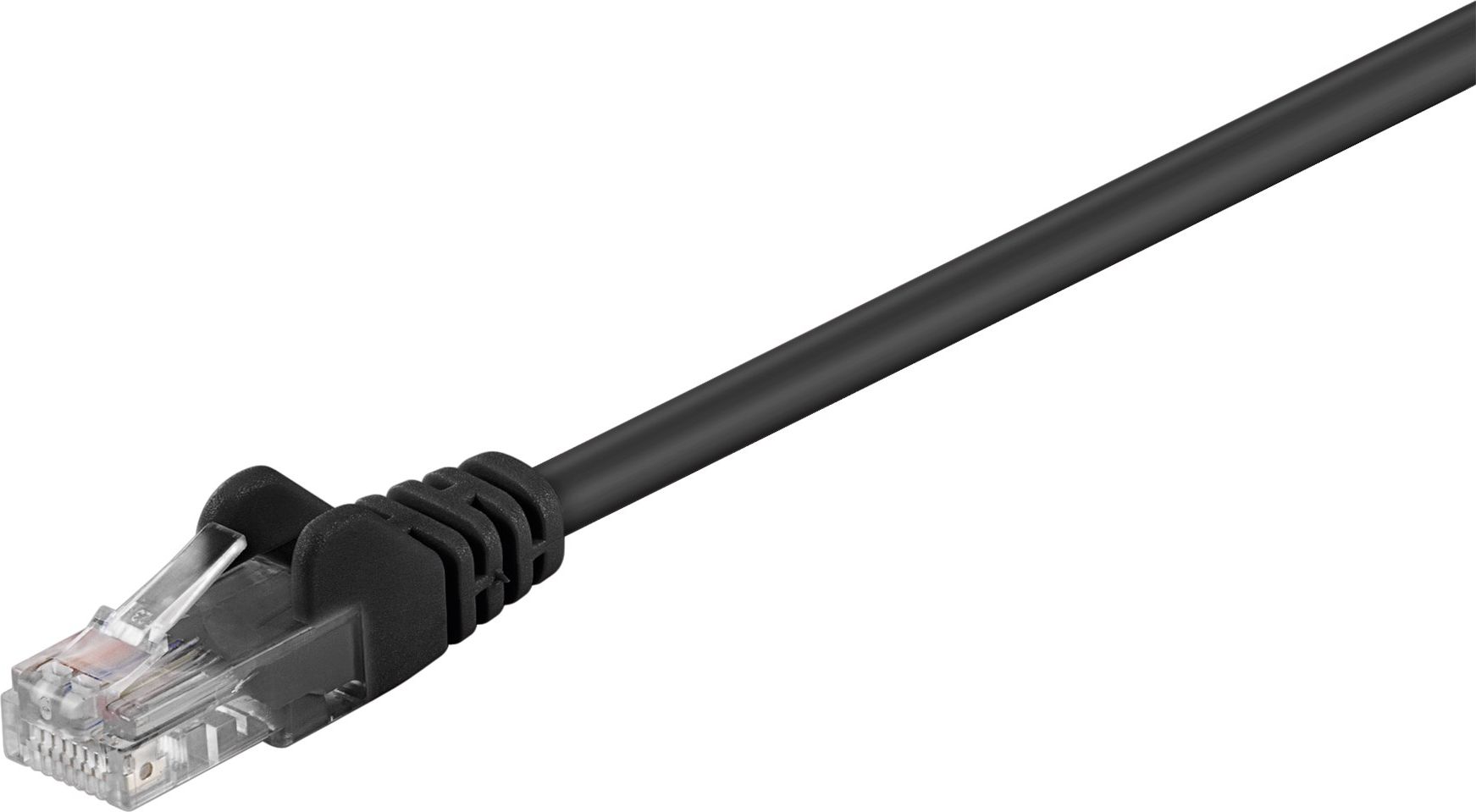 Kabllo rrjeti Goobay, U/UTP, cat. 5e, CCA, 10m, e zezë