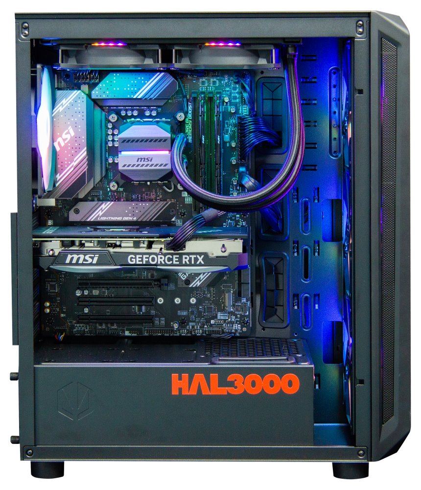 Kompjuter HAL3000 Master Gamer Elite, Intel i7-14700F, 32GB RAM DDR5, 2TB SSD, RTX 4070 Ti Super, i zi