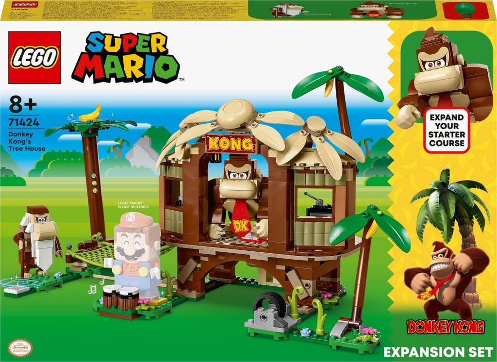 Set LEGO® Super Mario™ 71424 Donkey Kong's Tree House - Expansion, 555 pjesë