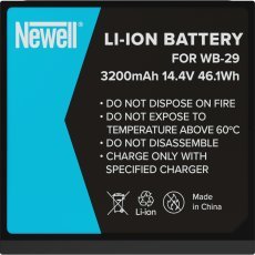 Полначка батерија Newell WB29 за Godox, 3200mAh, црна