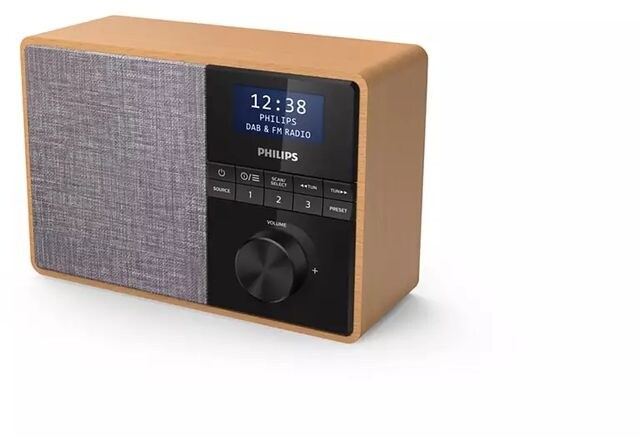 Radio Philips TAR5505, e hirtë / dru