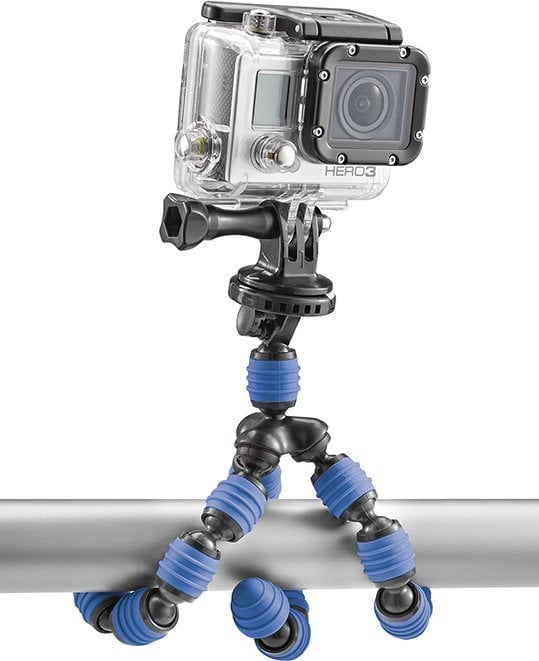 Tripod për telefon Cullmann Alpha 350 Mobile, lartësi 23 cm, kapacitet 1 kg, blu