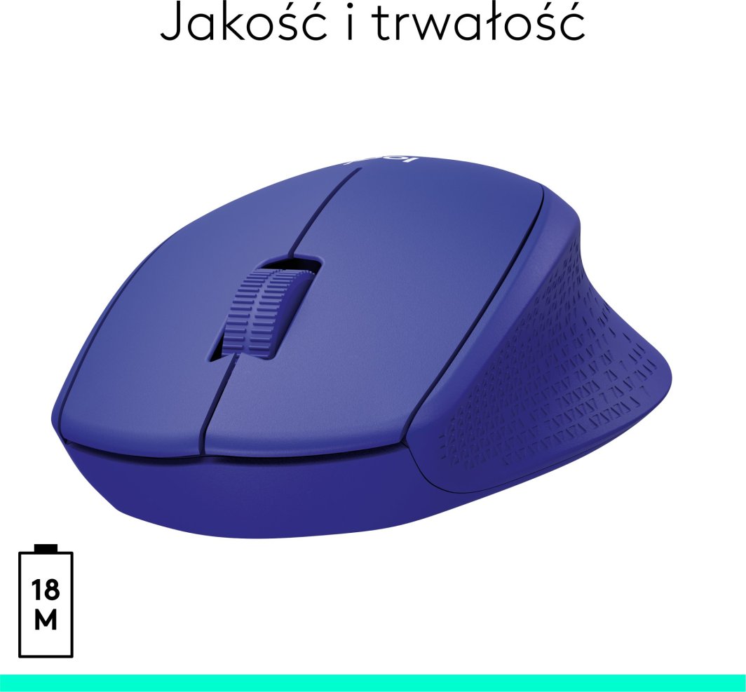 Maus Logitech M330, wireless, USB, i kaltërt