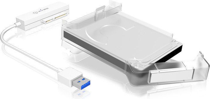 Përshtatës Icy Box, USB 3.0 - SATA3, i bardhë