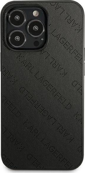 Mbulesë telefoni Karl Lagerfeld KLHCP13LPTLK, për iPhone 13 Pro 6.1", hardcase, e zezë