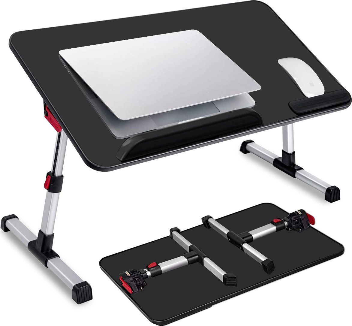 Tavolinë laptopi Mozos Game-SL1, për laptop 17", rregullim lartësie, dru natyral