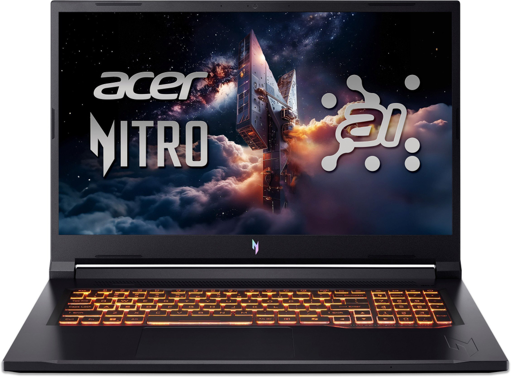 Laptop Acer Nitro V 17 AI ANV17-41, 17.3", AMD Rzyen 7 260, 16GB RAM, 1TB SSD, NVIDIA GeForce RTX 5070, i zi