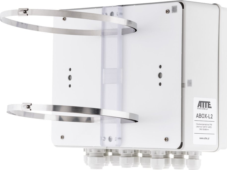 Adapter shtylle Atte Power ADD-PMAL, për kuti të jashtme ABOX-L, 300mm, gri