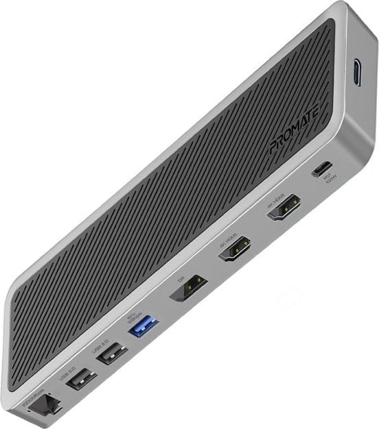 Docking station ProMate ApexHub-MST 13in1, USB-C, HDMI DisplayPort LAN, gri