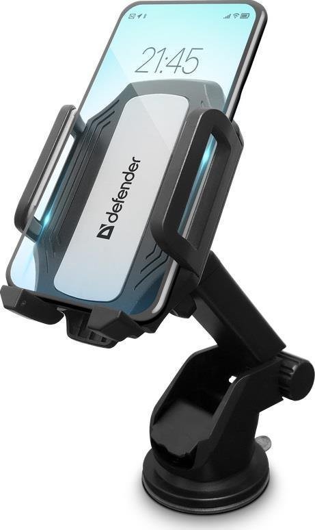 Mbajtës veture Defender CH-120, për telefon 55-95mm, rrotullim 360°, i zi