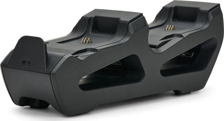 Stacion karikues për gamepad Xbox, dual, me bateri, i zi