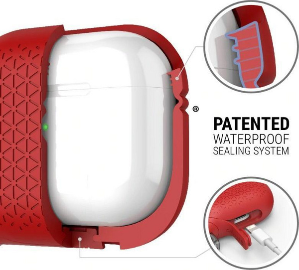 Mbrojtëse Catalyst për Apple AirPods 3, e kuqe