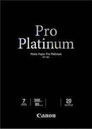 Letër fotografike Canon PT-101 A2 (2768B067), 20 copë, e bardhë