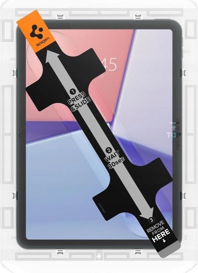 Xham mbrojtës Spigen Glass tR EZ Fit, iPad Air 13" 2024, 9H, transparent