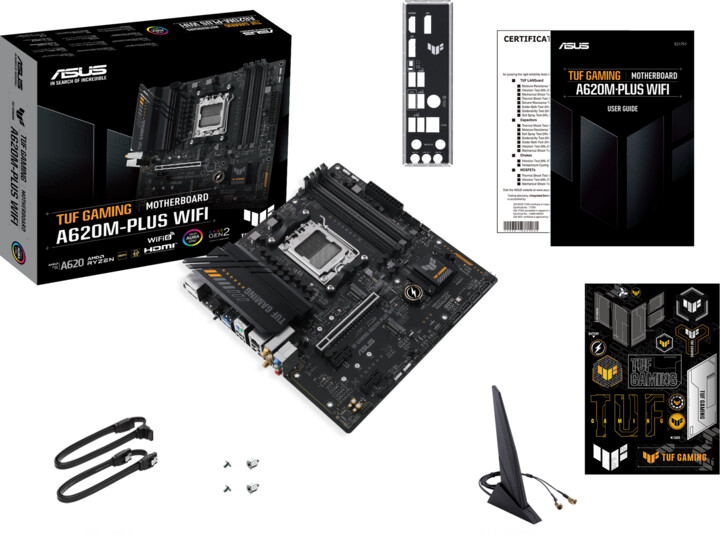 Pllakë amë ASUS TUF GAMING A620M-PLUS WIFI - AMD A620