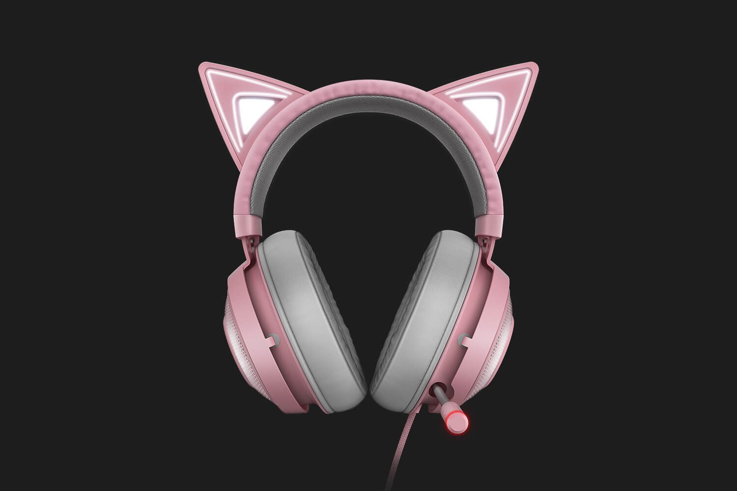 Kufje lojërash Razer Kraken Kitty Edition, USB, RGB, rozë