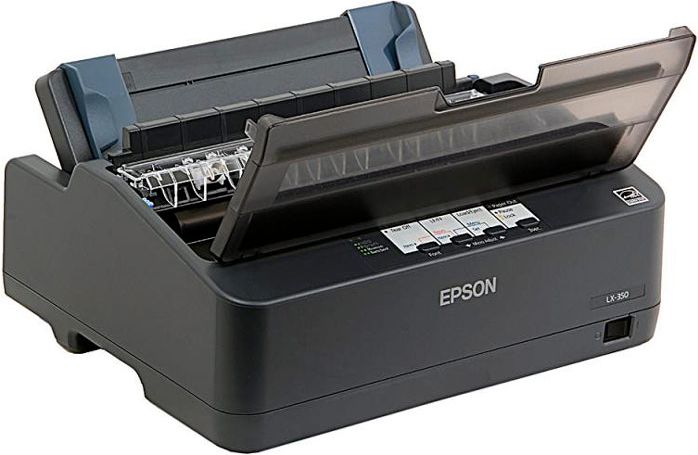 Printer matricor Epson LX-350, 9 pin, 347 cps, gri