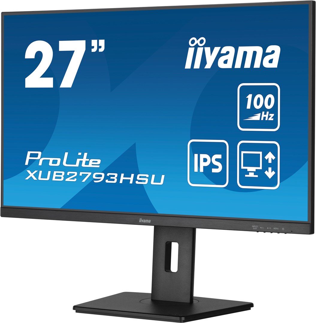 Monitor iiyama ProLite computer, 27", 1920 x 1080, 100 Hz, i zi