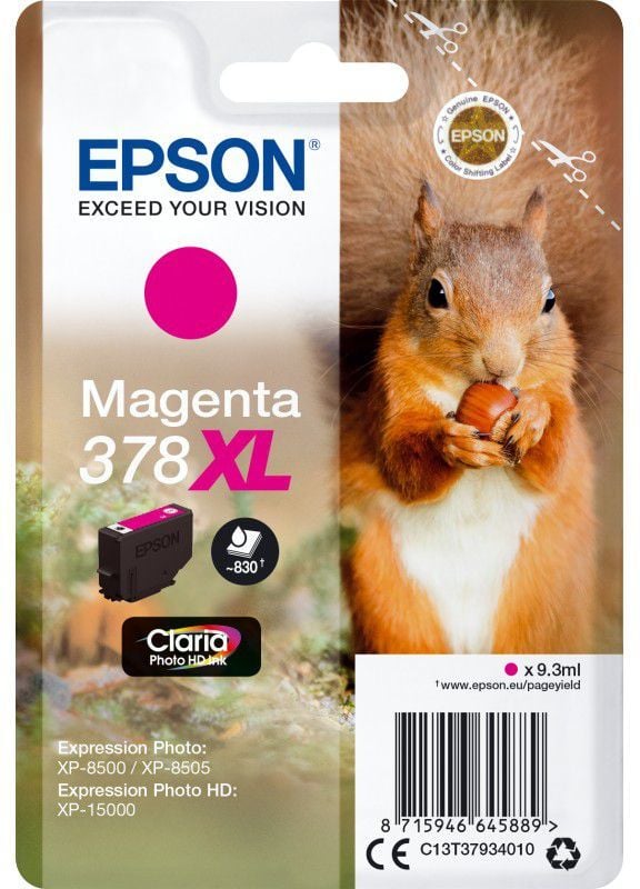 Ngjyrë printeri Epson 378XL, 9.3ml, rozë