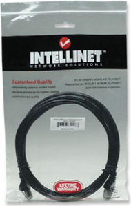 Kabllo rrjeti Intellinet Network Solutions 342049, RJ-45, Cat.6, 1m, e zezë
